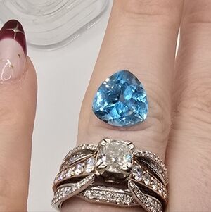 4.15 carat Swiss Blue Topaz